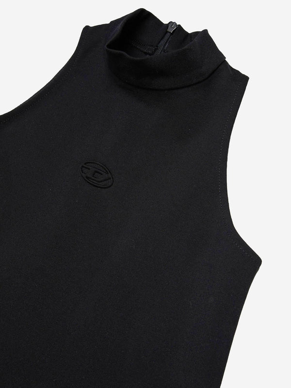 Damy Dress Stretch Viscose Blend Black