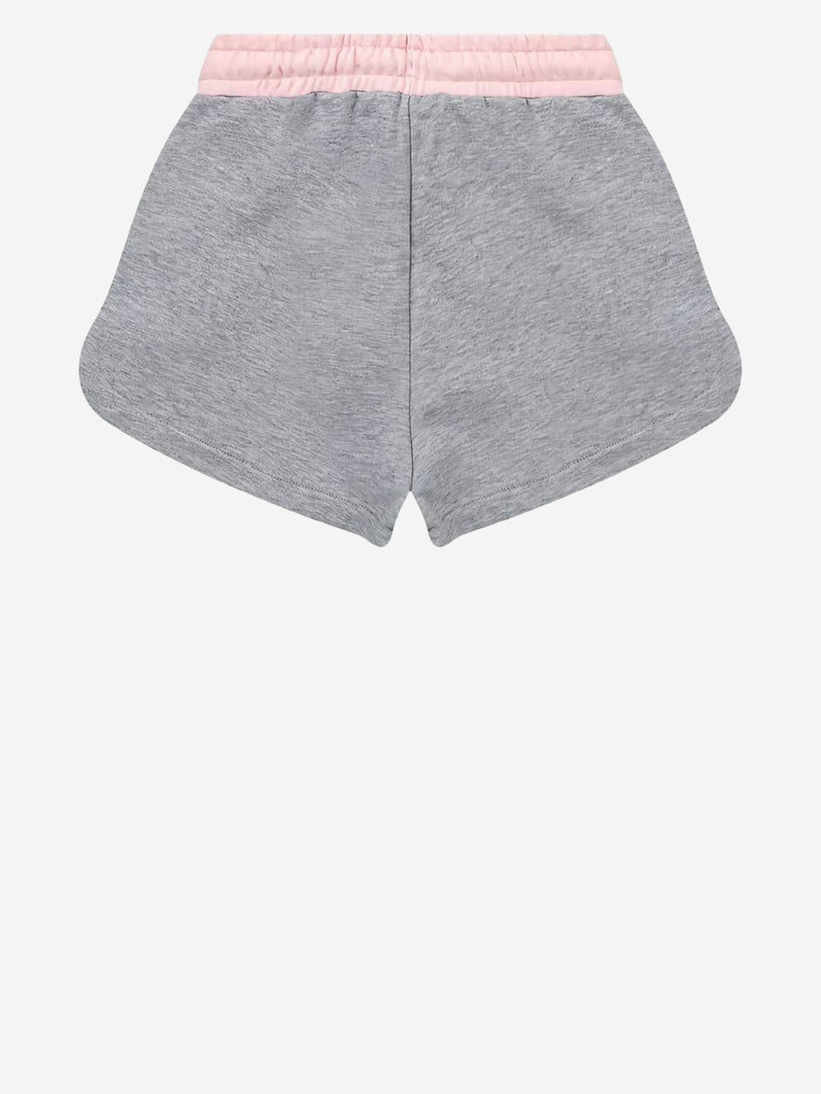 Logo Cotton Shorts Grey