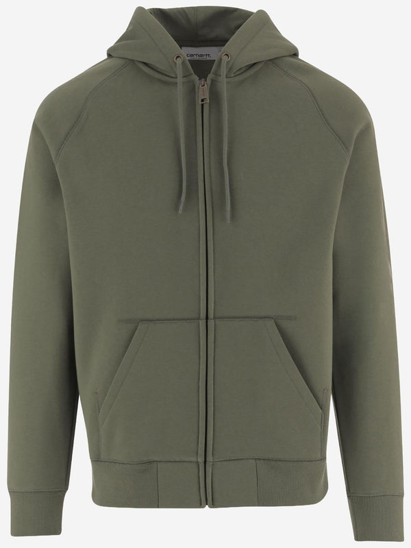 Cotton Hoodie Green Sweatshirts