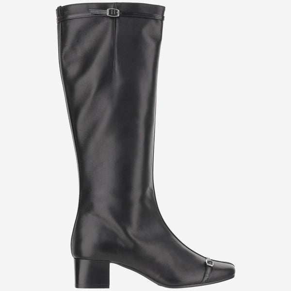 Leather Starter Boots Black