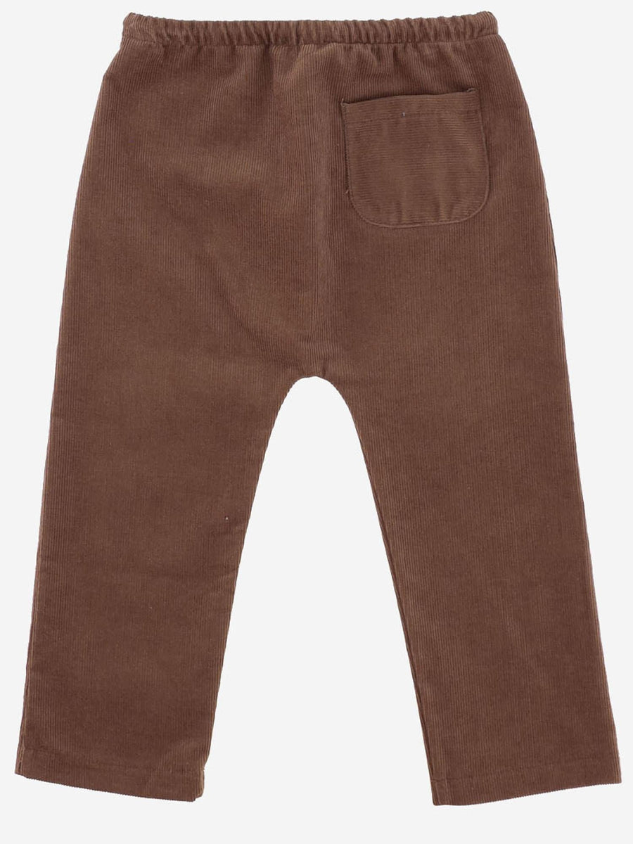 Trousers Pablo Brown Cotton