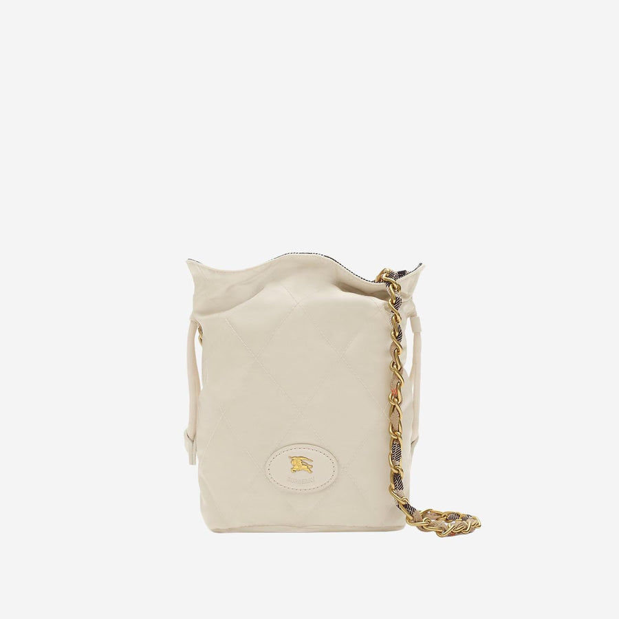 Shoulder Bag Reversible Nylon White Polyamide
