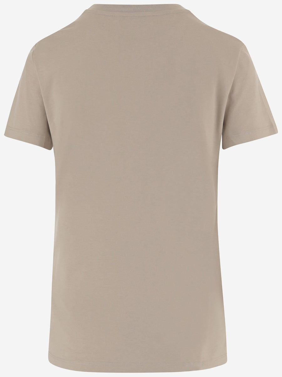 Cotton T-Shirt Beige T-shirts & Jerseys