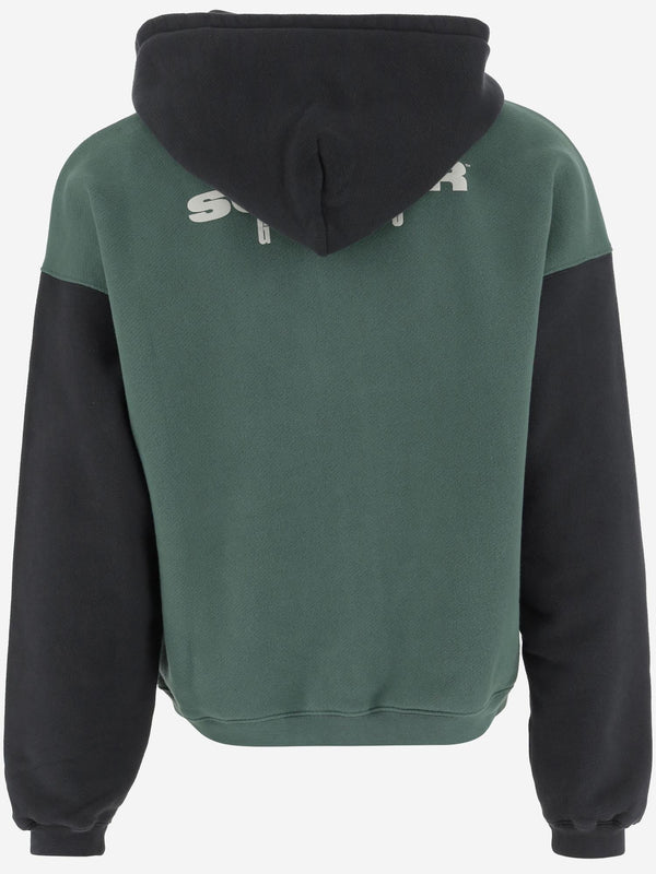 Logo Cotton Sweatshirt Black Organic Sweatshirts