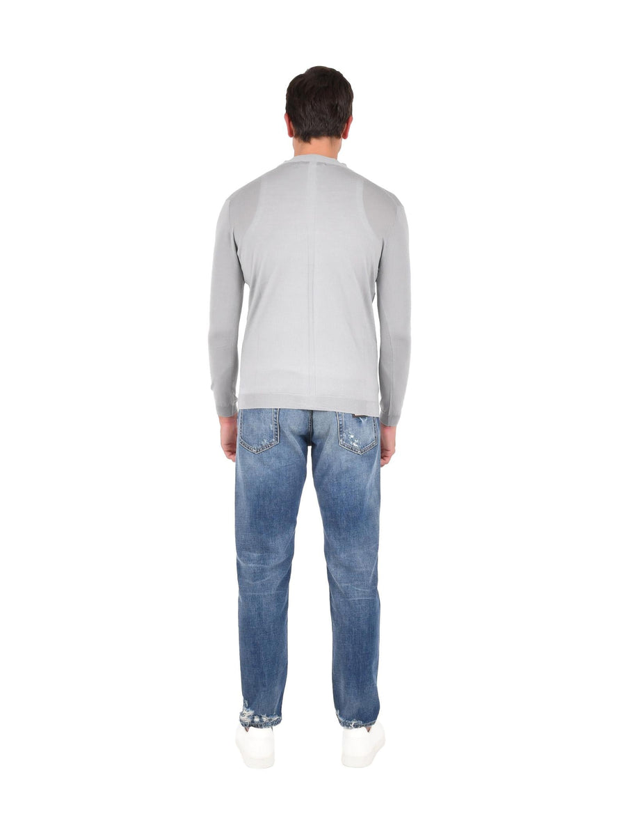 Cardigan Grey Wool Cardigans
