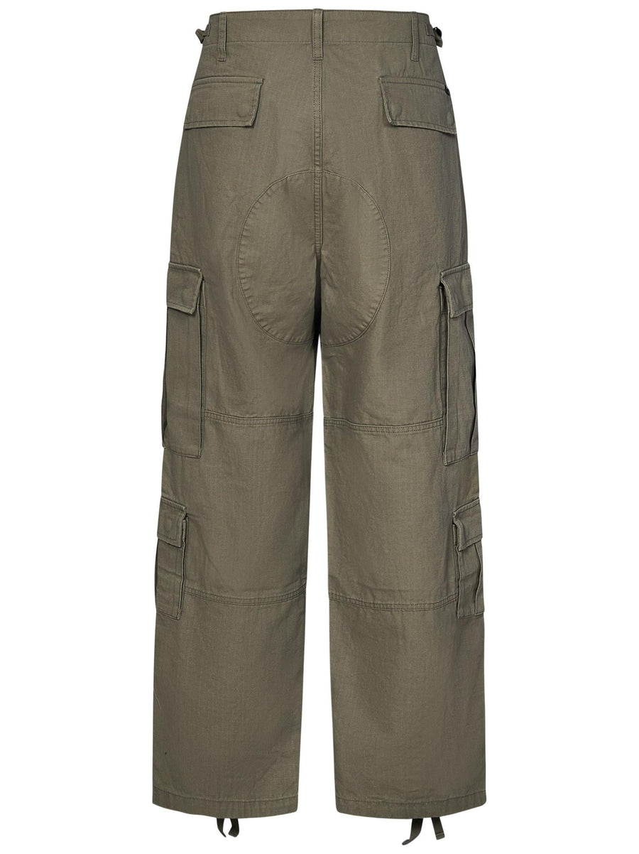 Trousers Olive Cotton