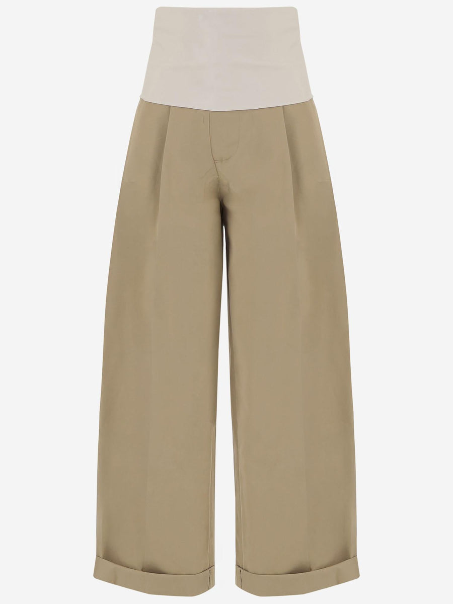 Trousers Cotton Beige