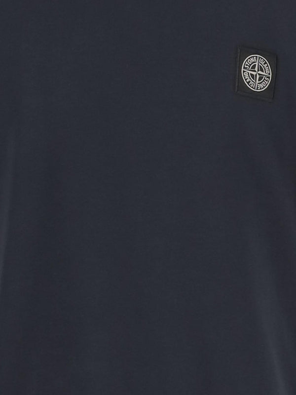 T-Shirt Cotton Logo Navy T-shirts