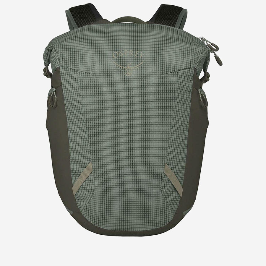 Transporter Backpack Green Nylon Backpacks