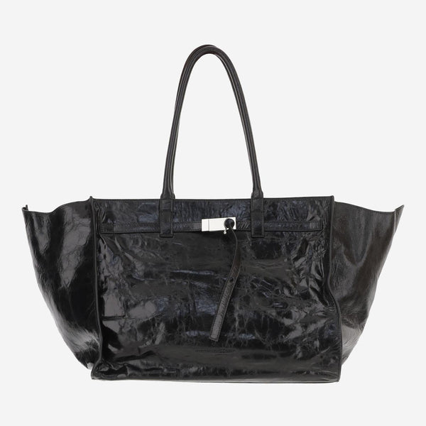 Weekend Leather Bag Black Shoulder