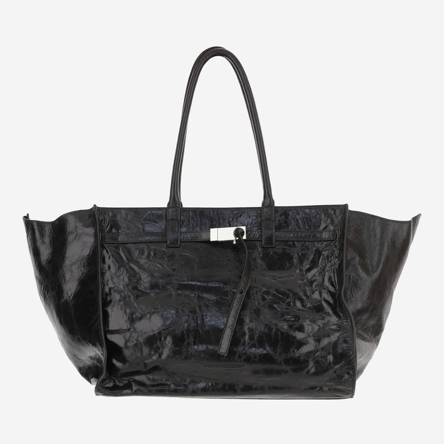 Weekend Leather Bag Black Shoulder