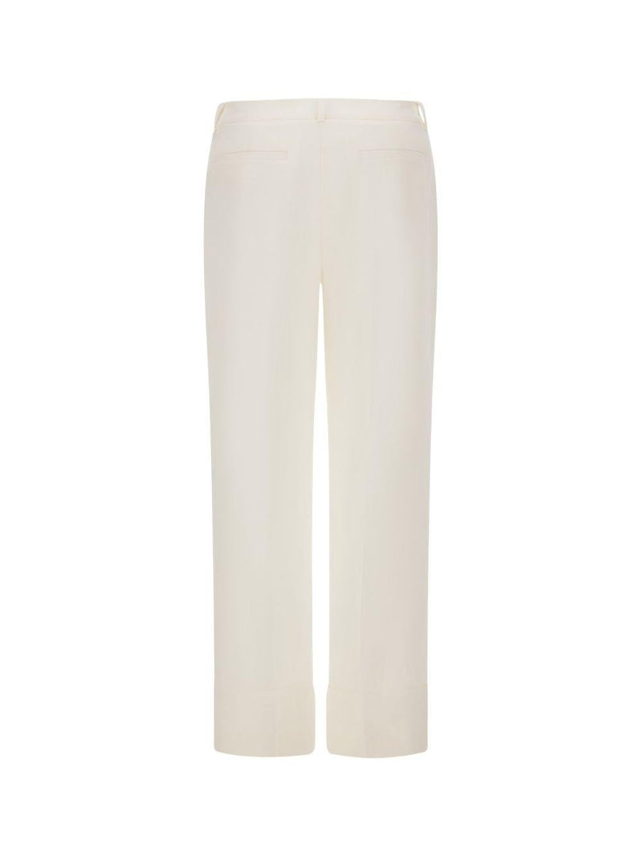Trousers White Linen