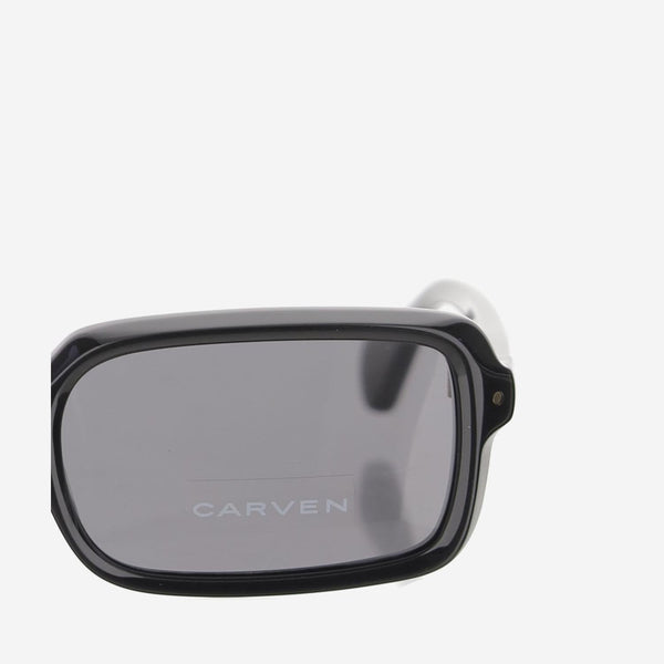 Square Acetate Sunglasses Black