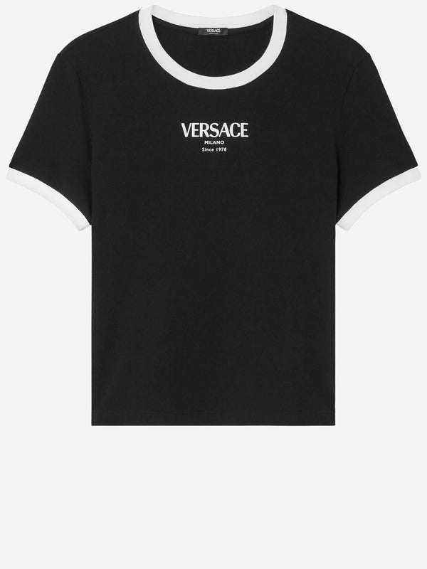 Stretch Viscose T-Shirt Black T-shirts & Jerseys