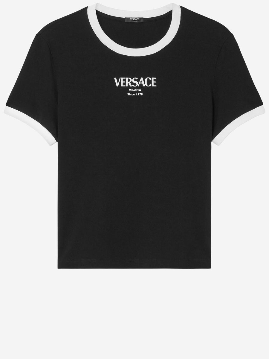 Stretch Viscose T-Shirt Black T-shirts & Jerseys