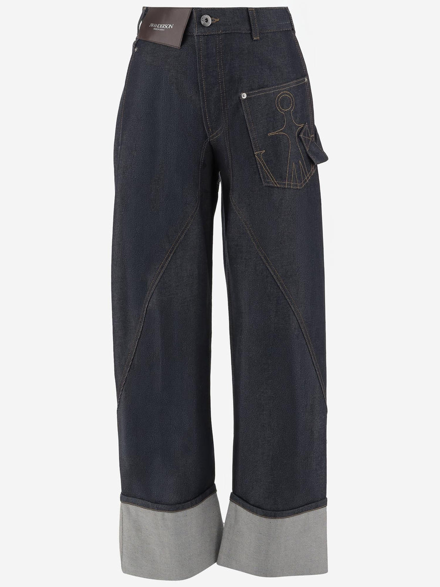 Jeans Cotton Denim Blue