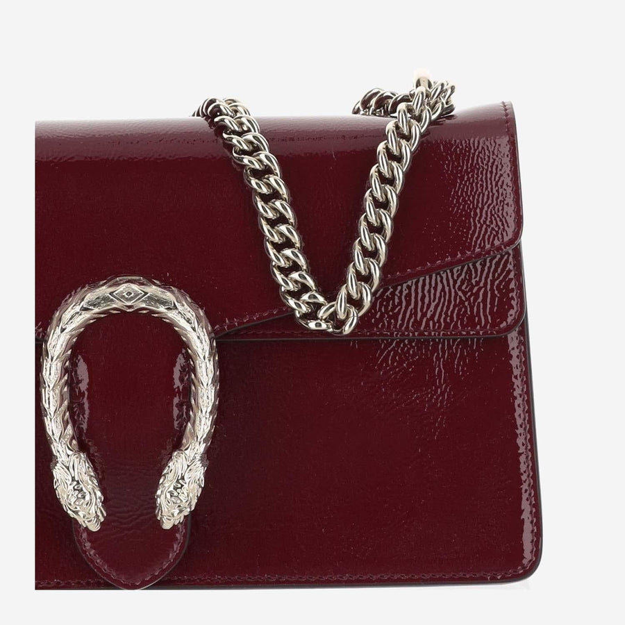 Shoulder Bag Dionysus Red Patent Leather