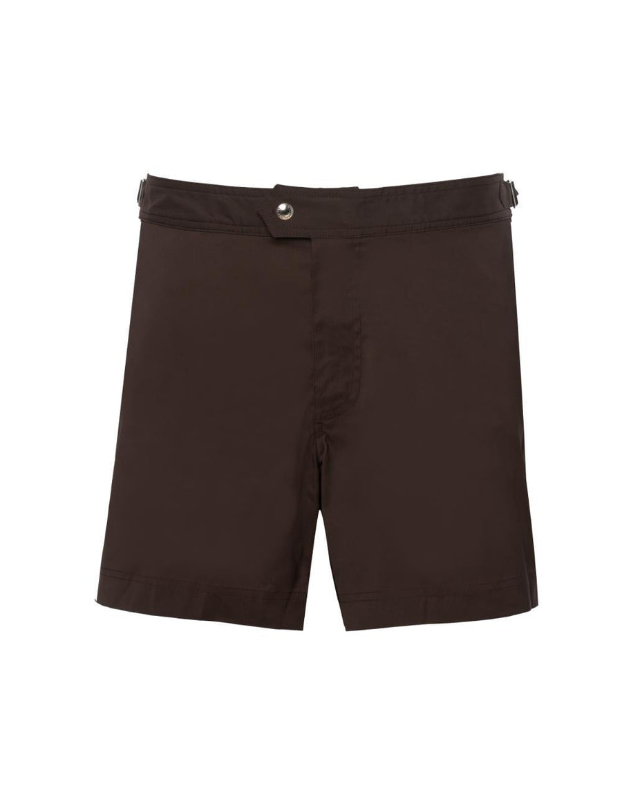 Swimsuit Brown Polyester Suits