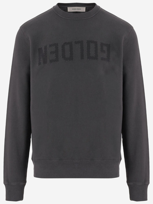 Cotton Sweatshirt Dark Grey Knitwear