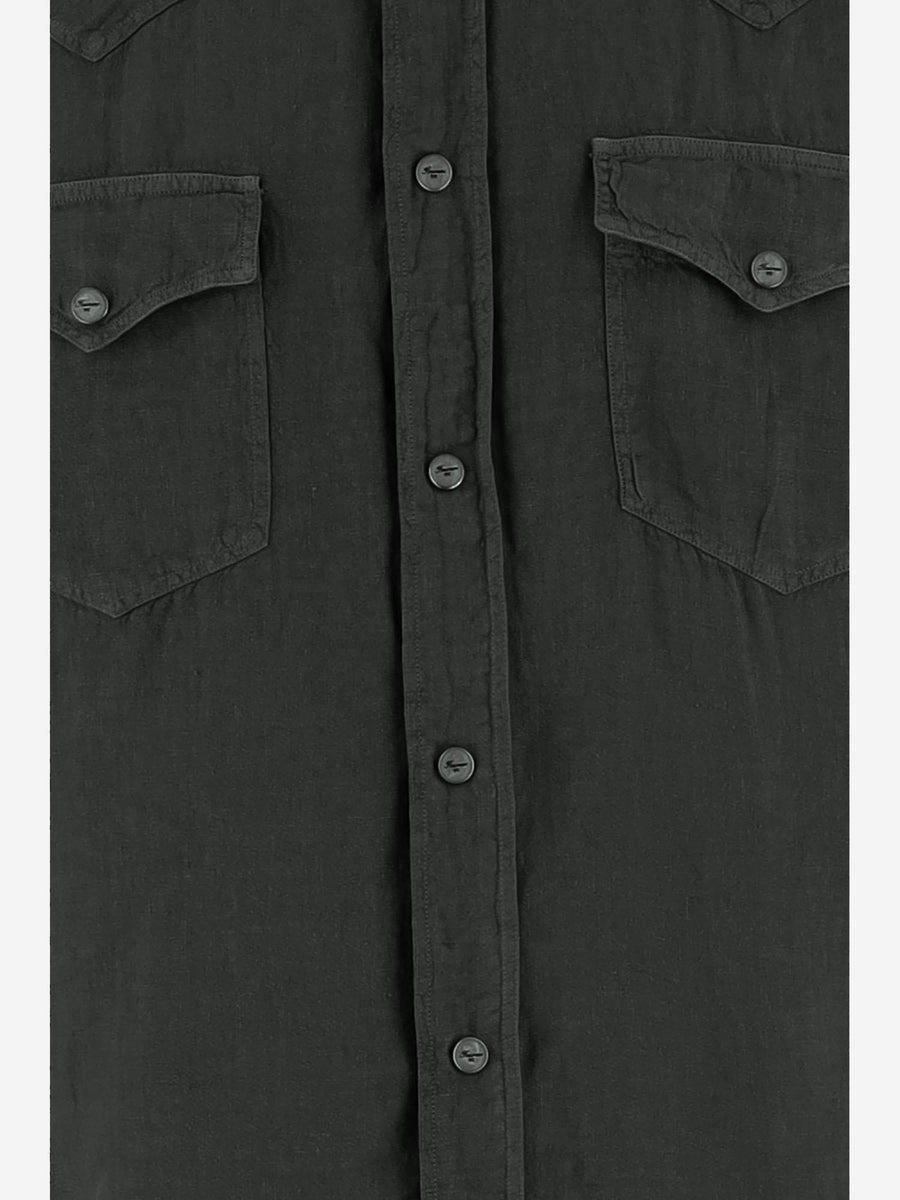 Shirt Linen Green