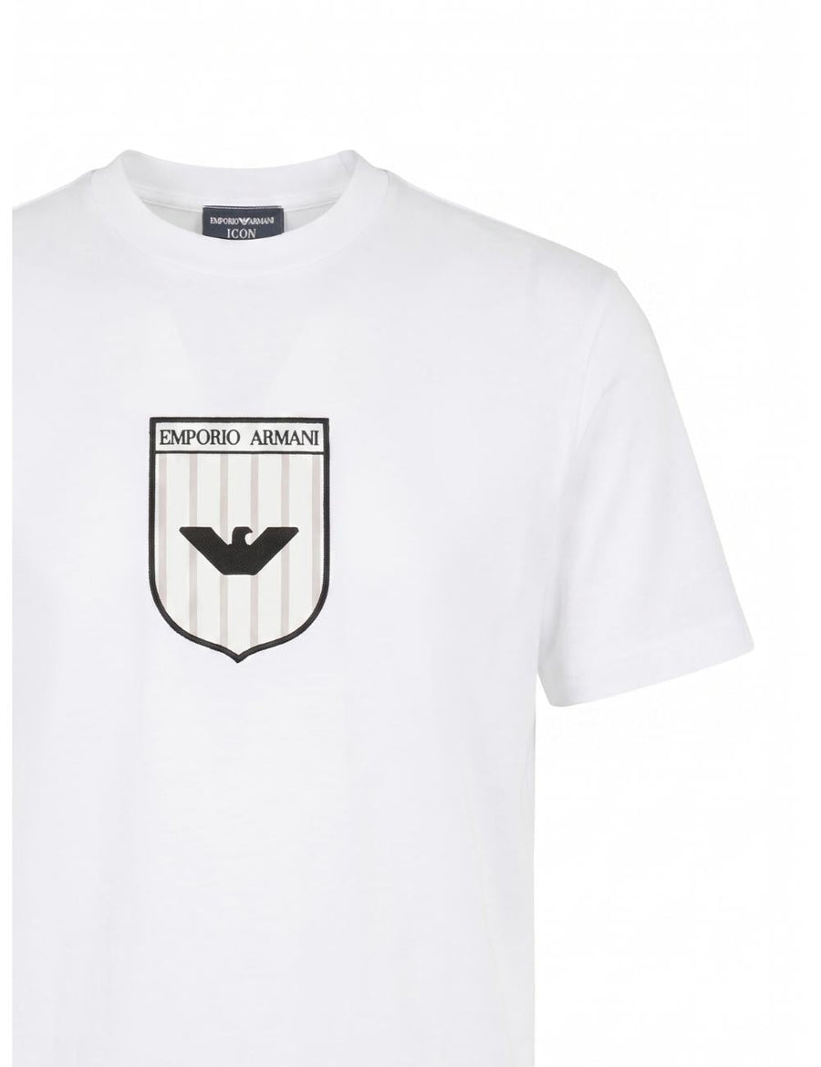 T-Shirt Crew-Neck White Cotton T-shirts