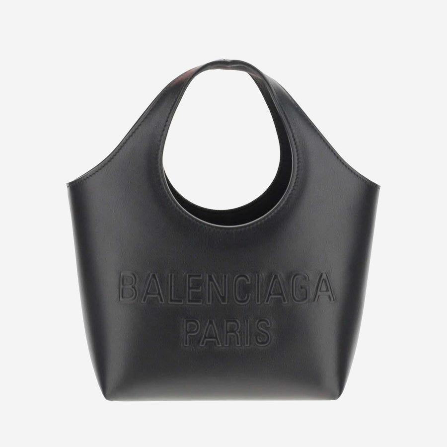 Leather Tote Bag Black Calfskin Shoulder