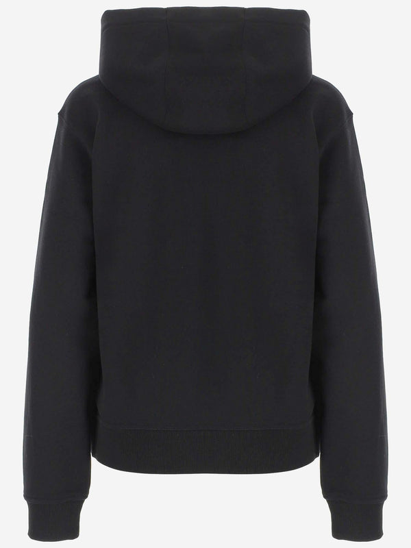 Hooded Sweatshirt Cotton Black Sweatshirts