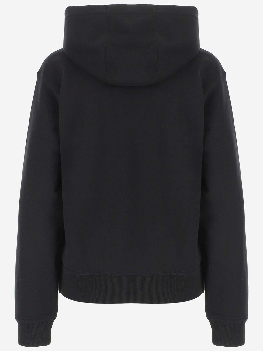 Hooded Sweatshirt Cotton Black Sweatshirts