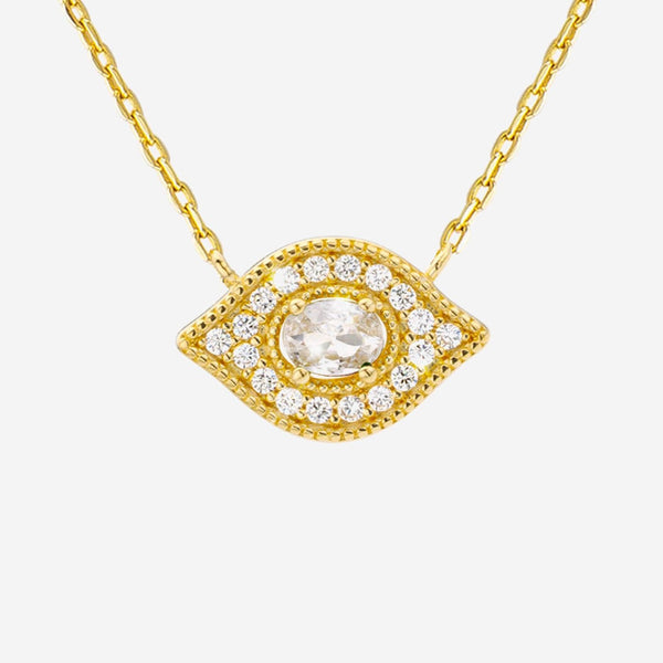 Necklace Majestic Eye Gold-Plated Brass