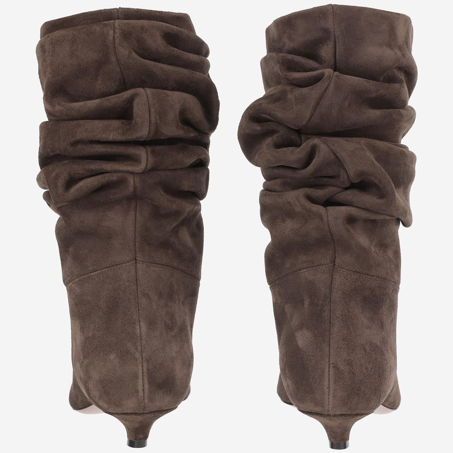 Boots Jamie Suede Brown Leather
