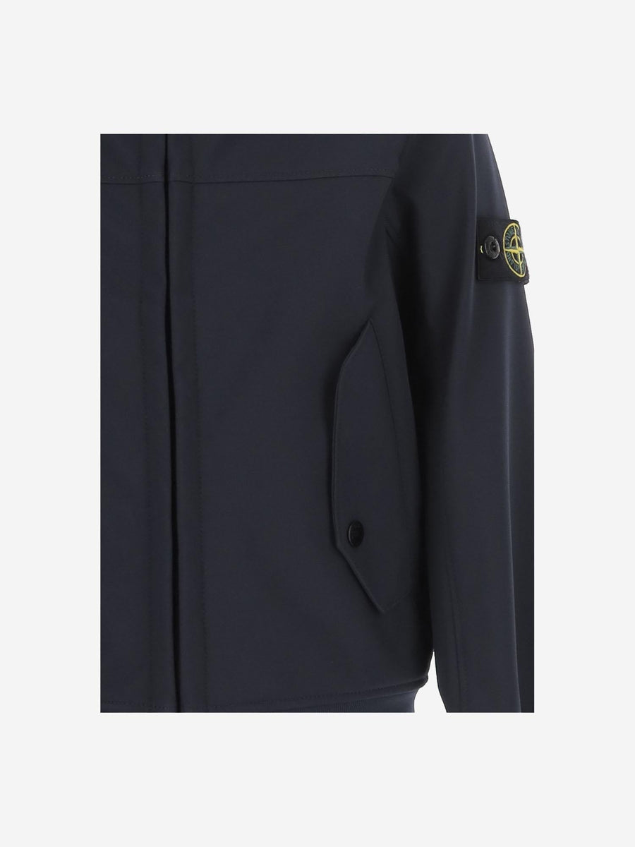 Sweatshirt Stretch Nylon Navy Polyester Jacket