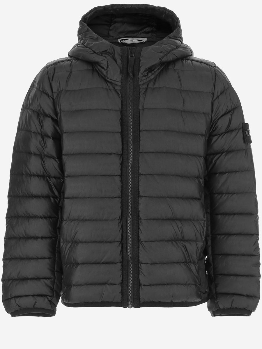 Down Jacket Padded Nylon Black Polyamide
