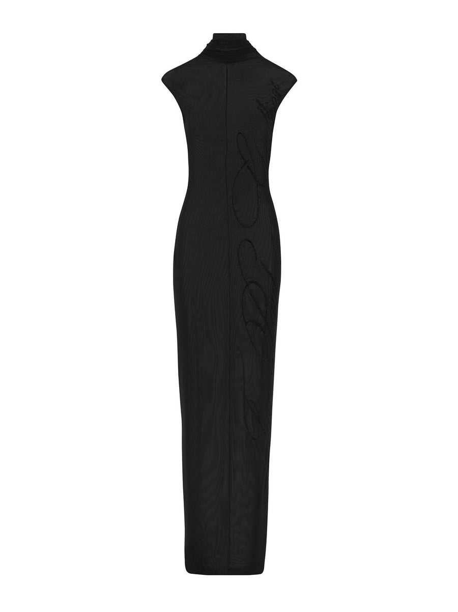 Long Dress Black Polyamide