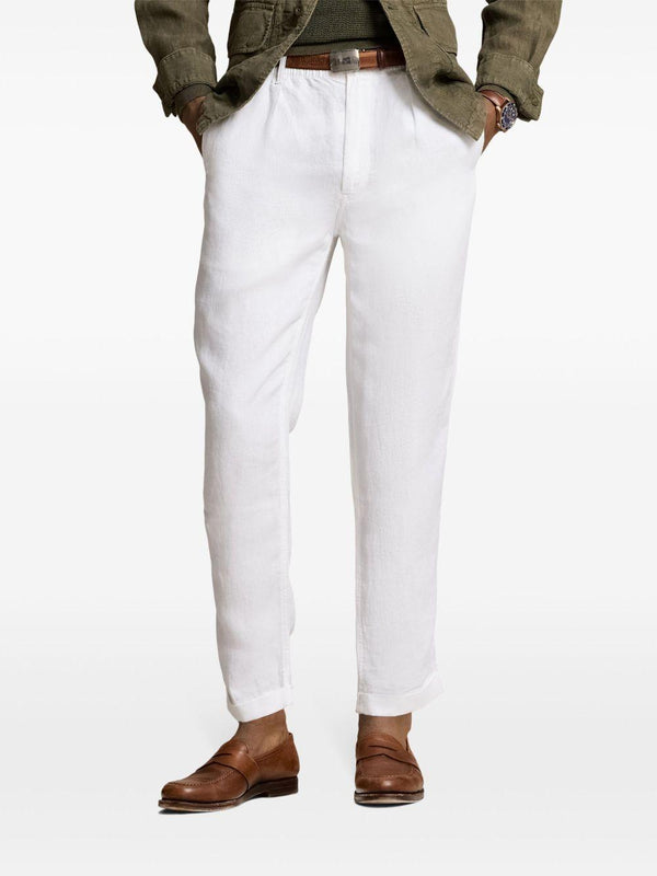 Trousers Lateef White Linen