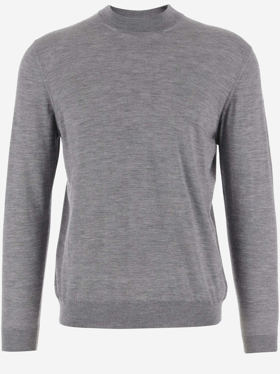 Cashmere And Silk Pullover Gray