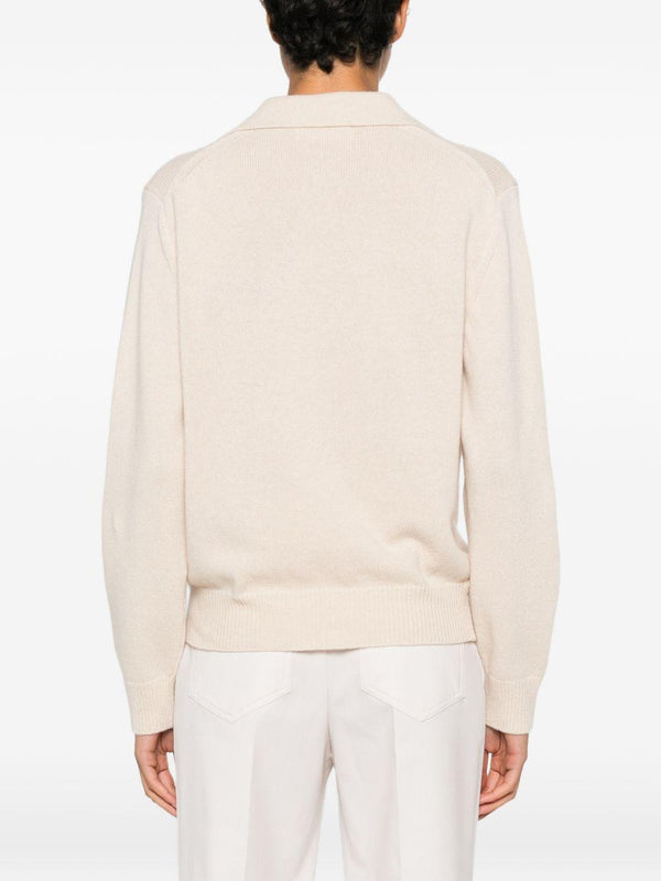 Knit Sweater Genevieve Cream Wool