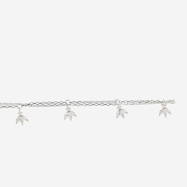 Bracelet Magnolia Silver Metal