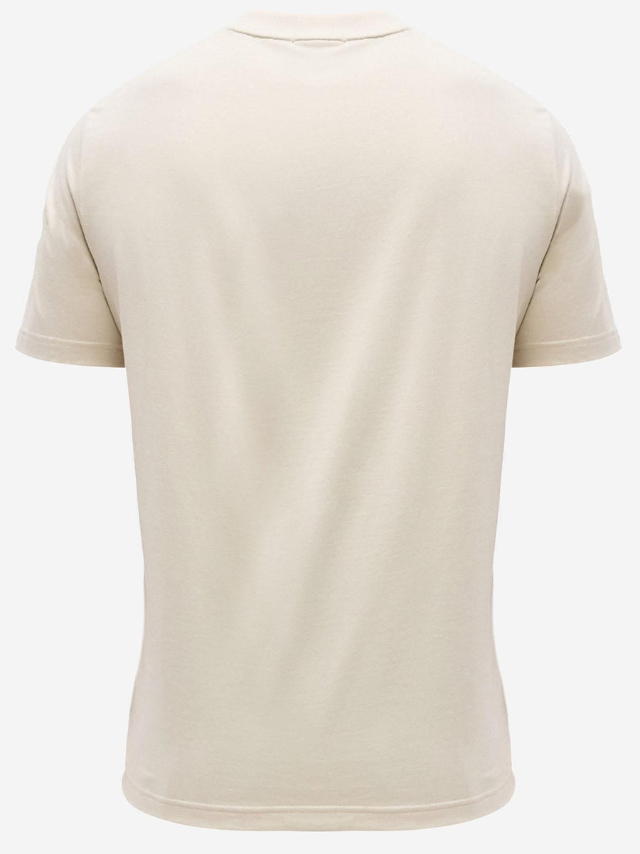 T-Shirt Printed Cotton Beige T-shirts