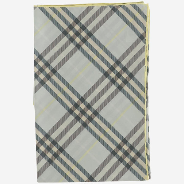 Silk Check Scarf