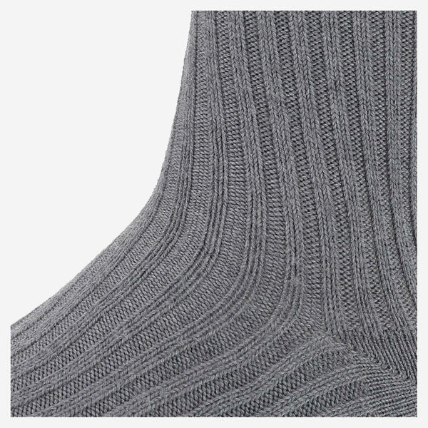 Cashmere Blend Socks Grey Wool
