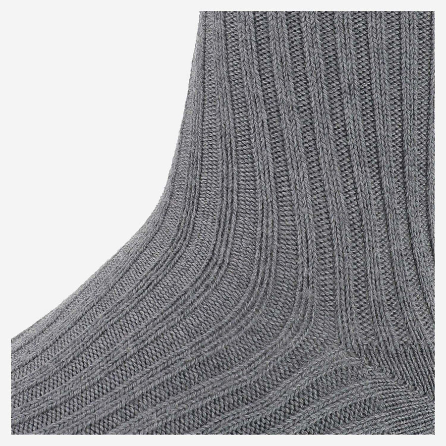 Cashmere Blend Socks Grey Wool