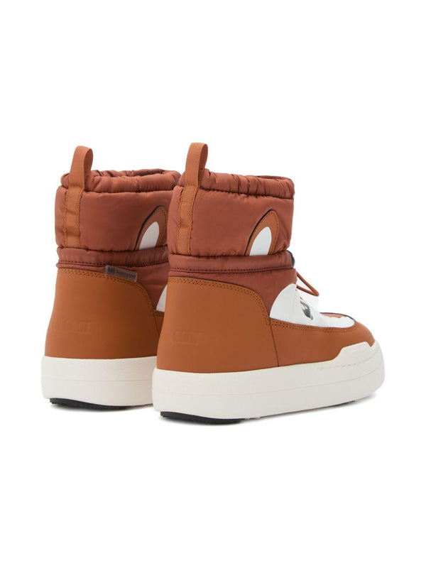 Kids Boots Park Tube Mid Brown Upper: Polyester