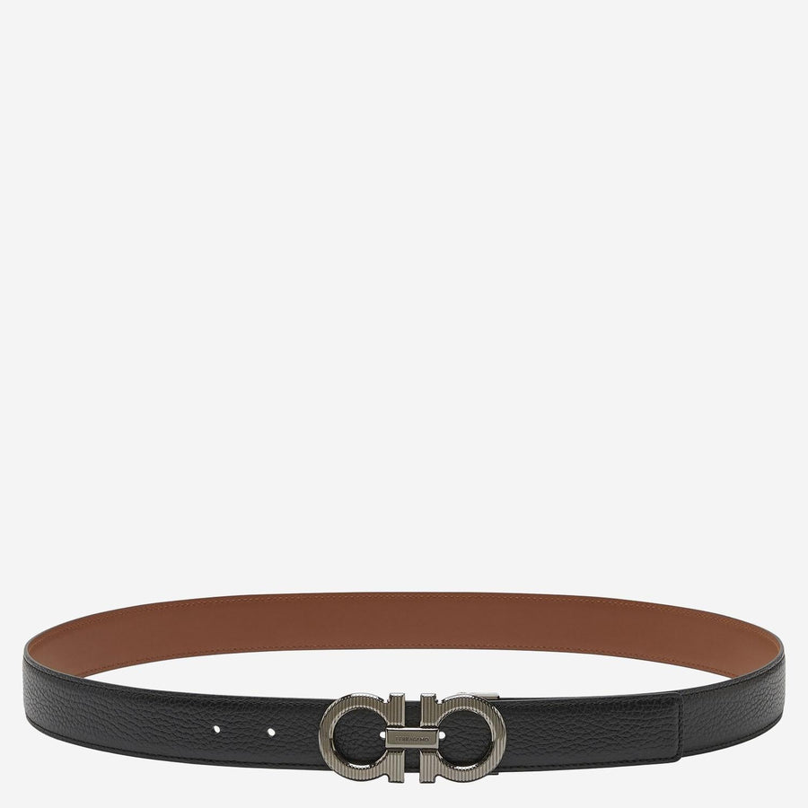 Leather Embroidered Belt Calfskin