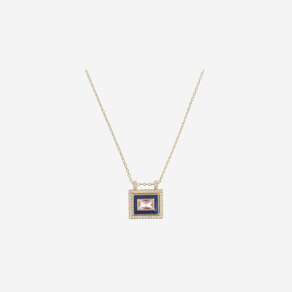 Necklace El Paso Gold-Plated Multicolour Metal