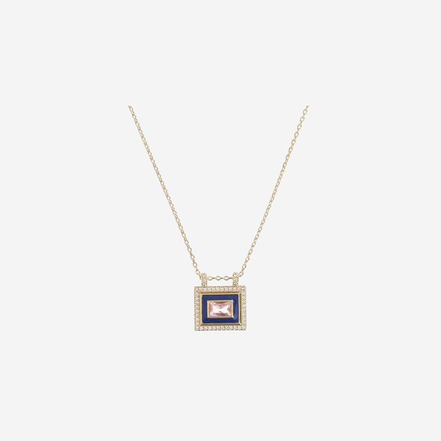 Necklace El Paso Gold-Plated Multicolour Metal