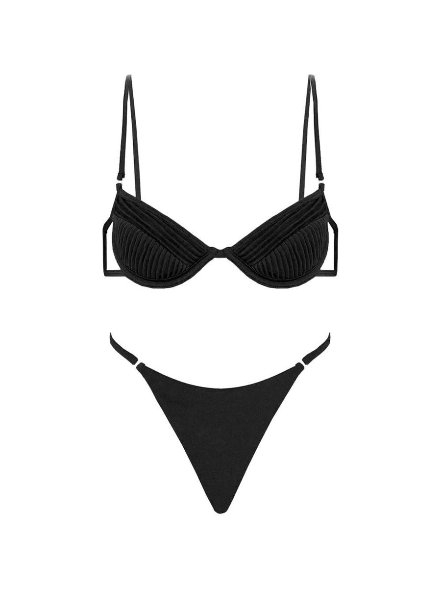 Bikini Amy Black Polyamide Bikinis