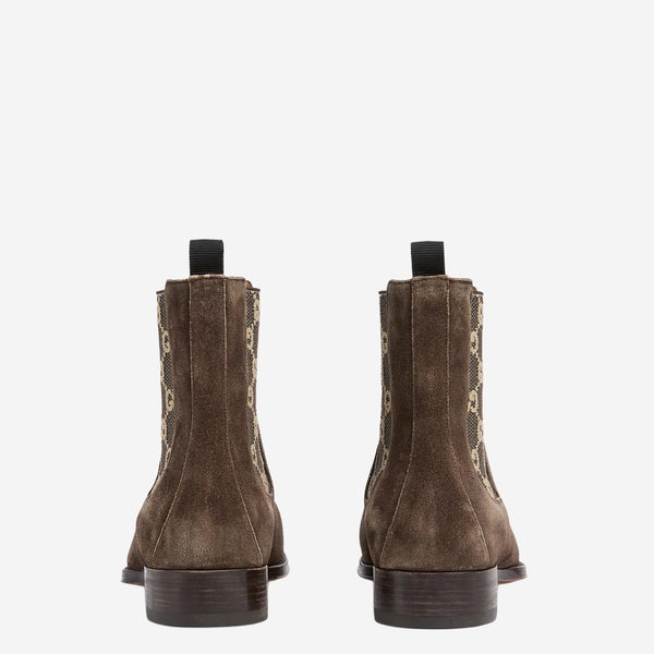 Ankle Boots Suede — Brown