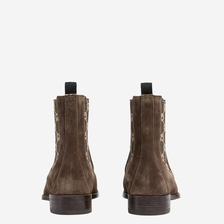 Ankle Boots Suede — Brown