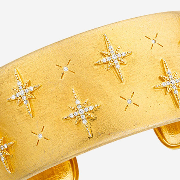 Cuff Bracelet Awesome Diwali Gold Brass