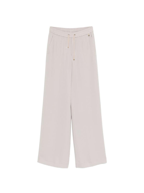 Trousers White Polyester